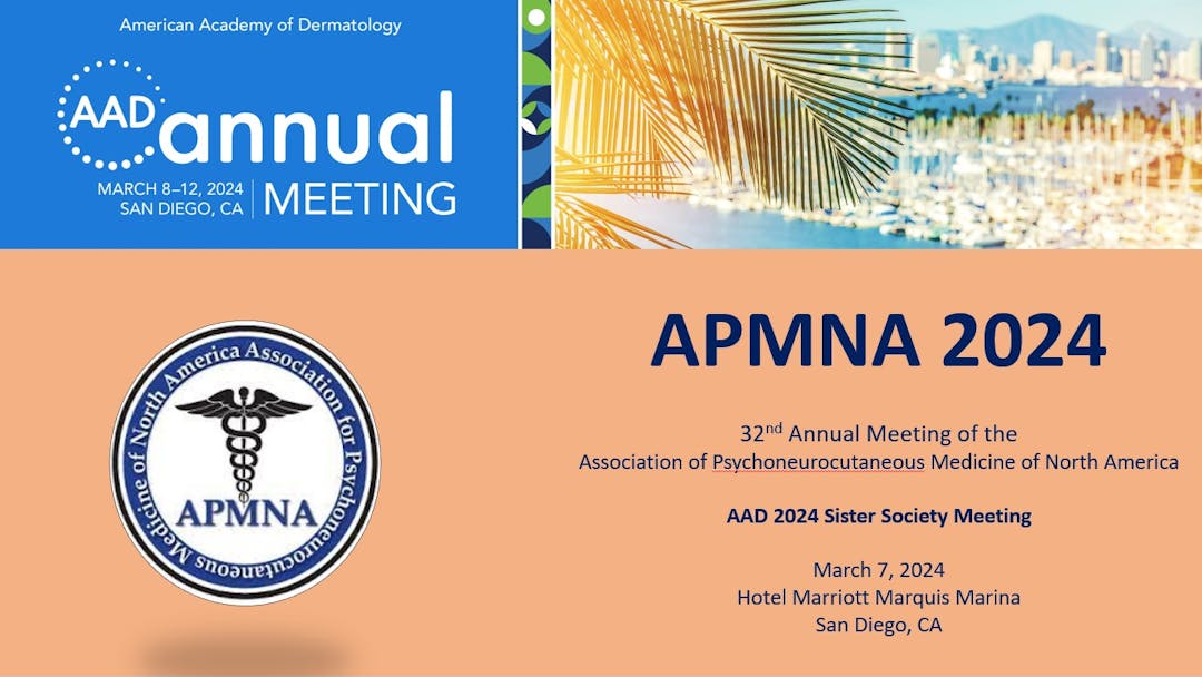 APMNA Annual Meeting 2024 | AAD Sister Society Meeting - San Diego, USA